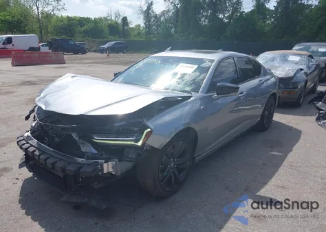 2021 Acura Tlx A-Spec Package from USA, damaged, VIN 19UUB6F53MA003252